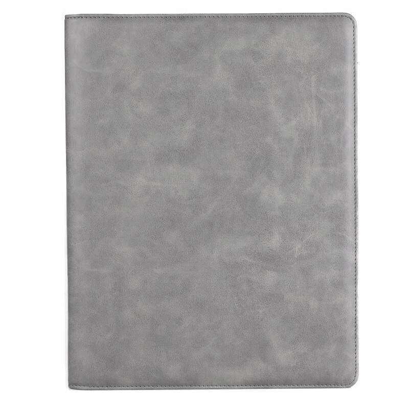 A4 filing folder document organizer padfolio manager folders for conference signature sales marketing with cellphone holder 1218: Light Grey