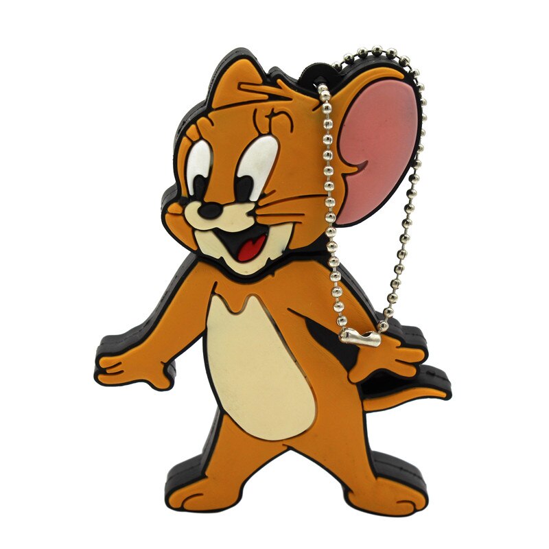 TESTO ME fumetto 64GB cute Cat e mouse USB Flash Drive 4GB 8GB 16GB 32GB pendrive USB 2.0 del Usb del bastone