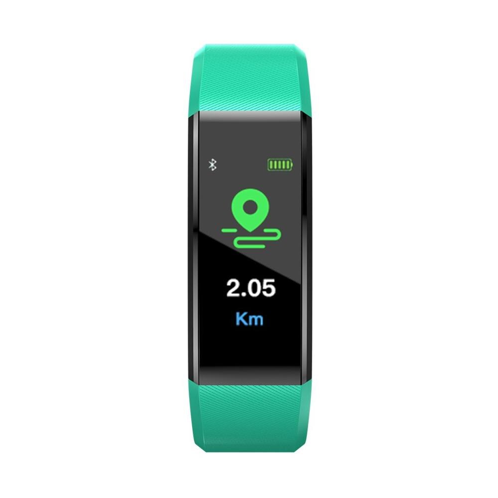 115PLUS Smart Band Waterproof Sport Pedometer Heart Rate Blood Pressure Monitor Bluetooth Smart Bracelet For Android iOS