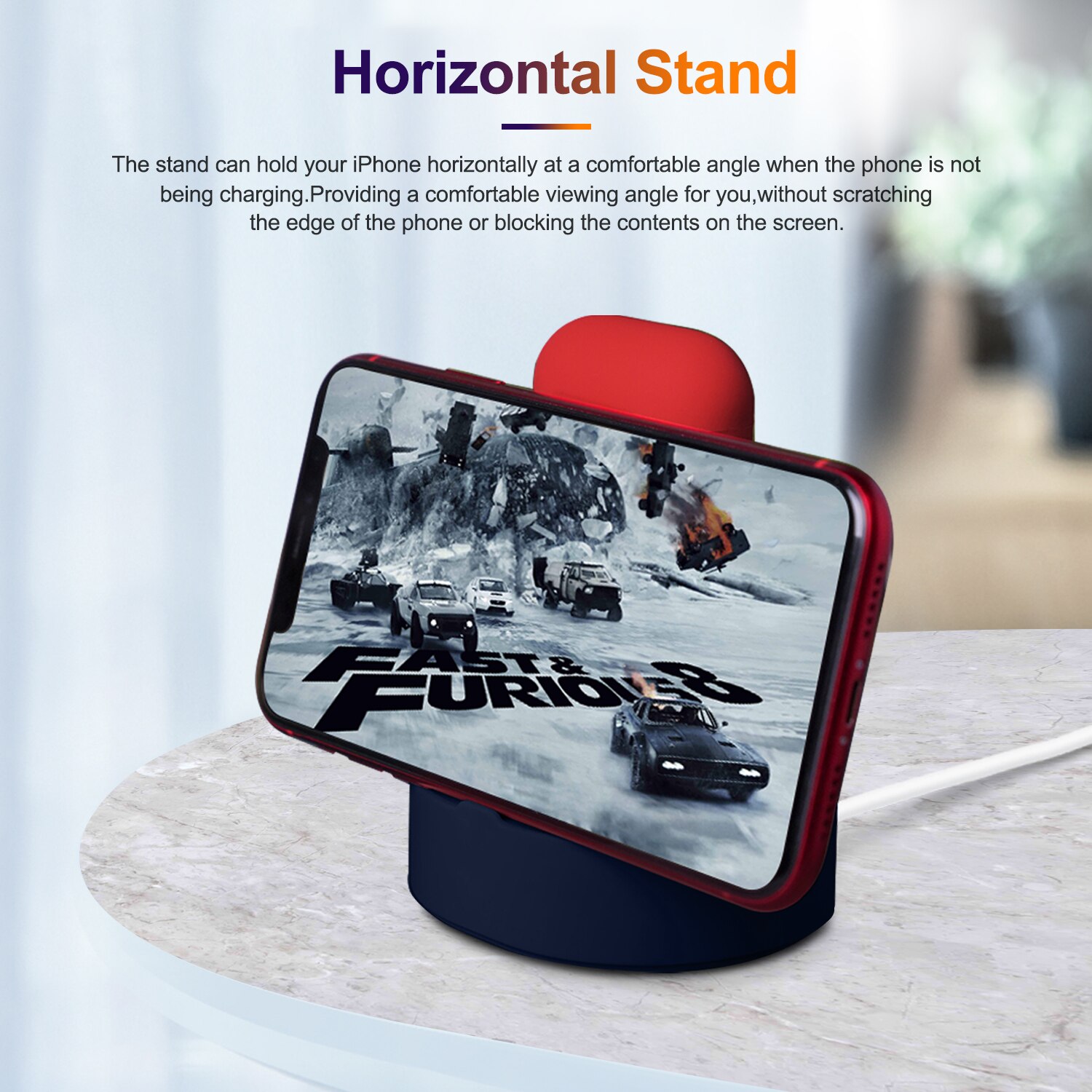 Luxury Base For Apple Watch Holder Hand Free Cable Hole Charging Support Aluminum Bracket For iWatch Watch Dock Stand Holder