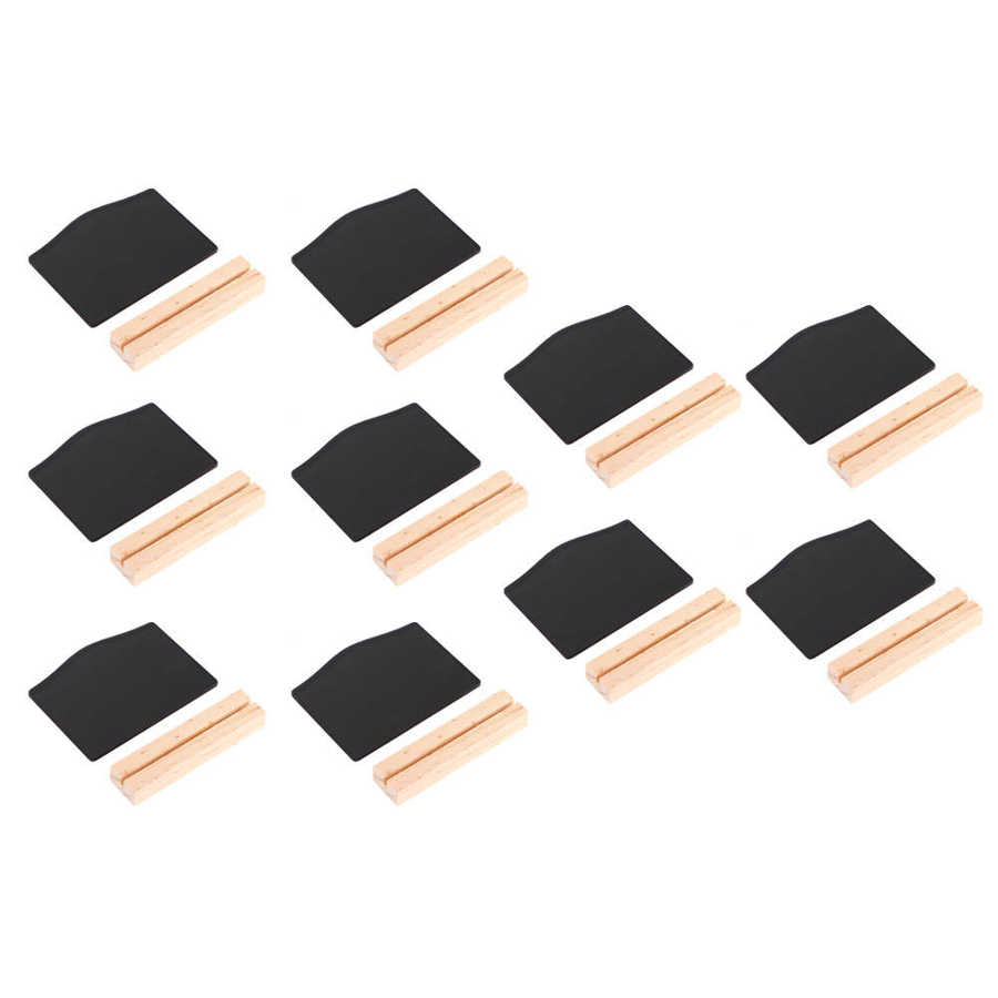 Miniaturen 10 Stks/set Kerst Decoratieve Mini Display Schoolbord Ornament Voor Thuis Party Bar Decor Home Decor