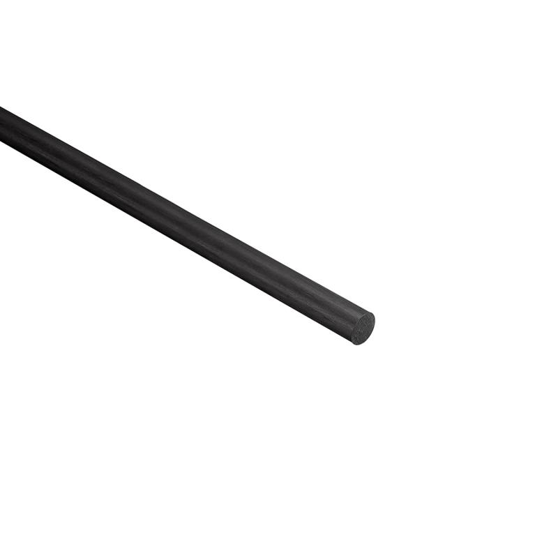 Varillas de fibra de carbono para avión RC, poste mate de 1mm, 2mm, 3mm, 4mm, 5mm, 6mm, 7mm, 8mm, 9mm, 10mm, 12mm-18mm de diámetro, 500mm de longitud, 1/5 Uds.