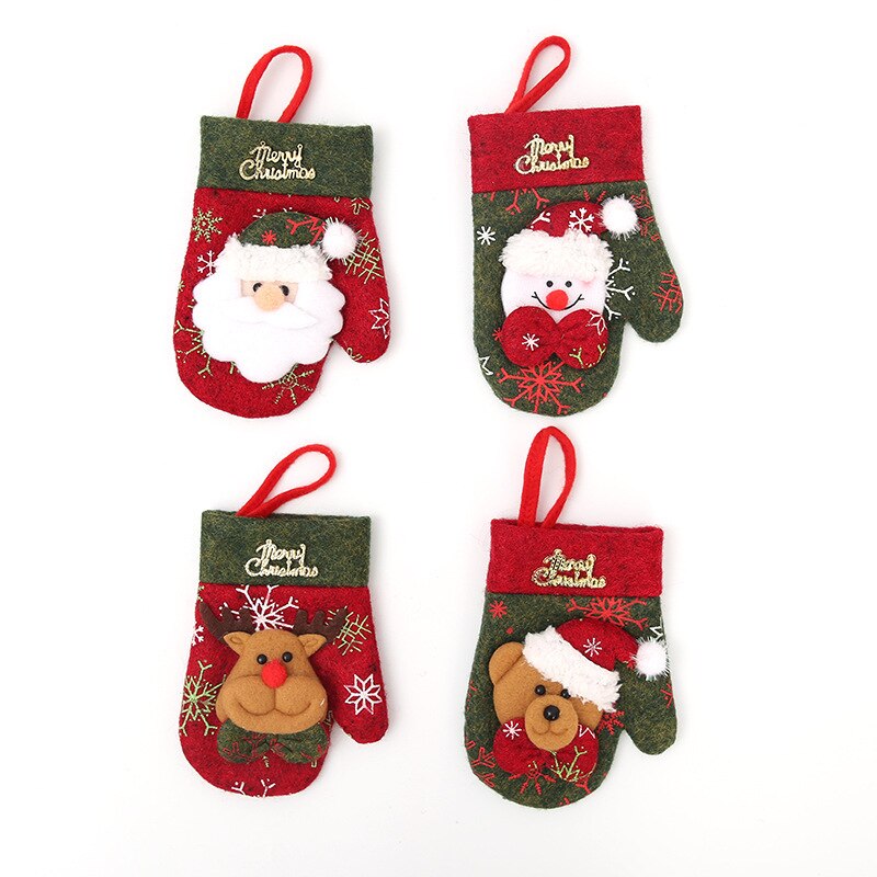 Eetkamer Tafel Decoraties Bestek Bestek Bestek Bag Kerst Handschoenen