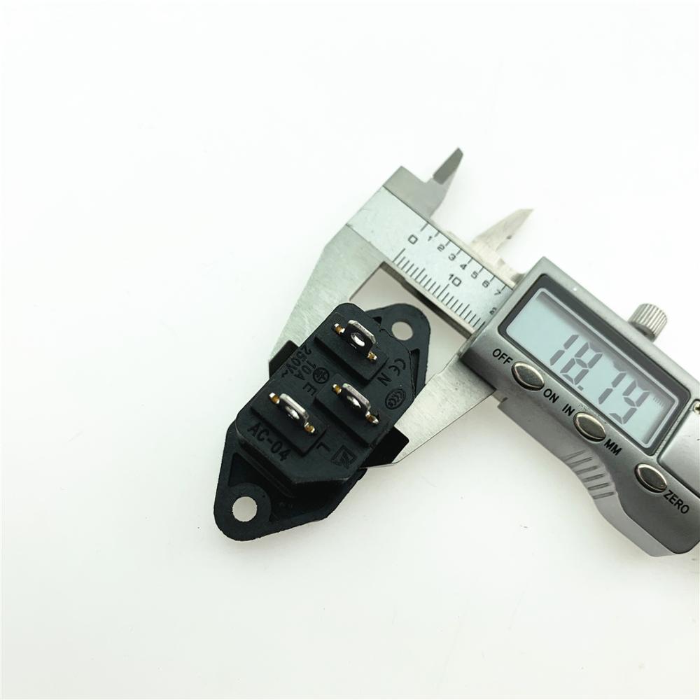 Conector de enchufe de alimentación DC 005/022B, cabeza macho y hembra, asiento 5,5-2,1/2,5/3,5 MM, agujero redondo