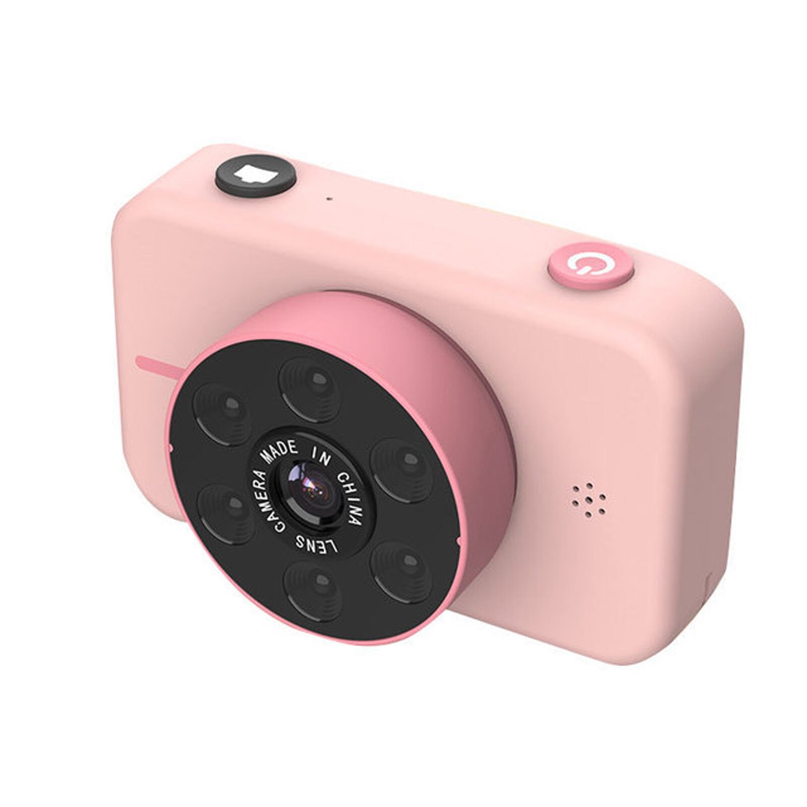 Mini Digital Polaroid kids camera toy камера 1080P Instant Print Camera best for Girls Boys juguetes para niños фотоаппарат: Pink
