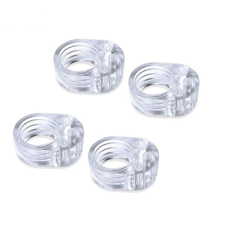 4 Pcs Silicone Door Stopper Transparent Door Handle Buffer Door Stop Knob Bumper