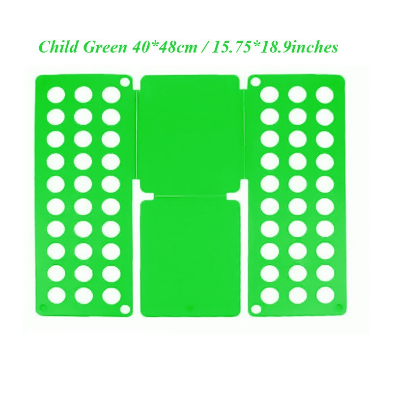 Clothes Folding Board Adult Child Clothing Folder Closet Organizer Folders Boards Quick Clothes Holder Laundry for Mom: CHILD-Green