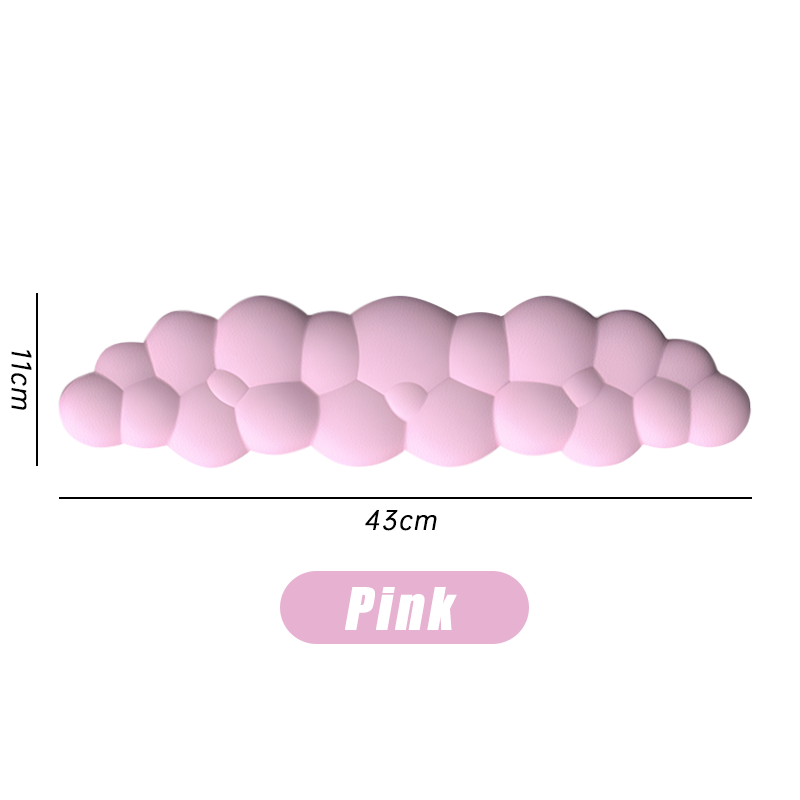 Wolken bilden Handballen auflage Anti-Rutsch-Schreibtisch matt Erinnerung Schaum Handballen auflage Ergonomisches Mauspad Eingabe Handballen auflage Büro zubehör: hellgrün