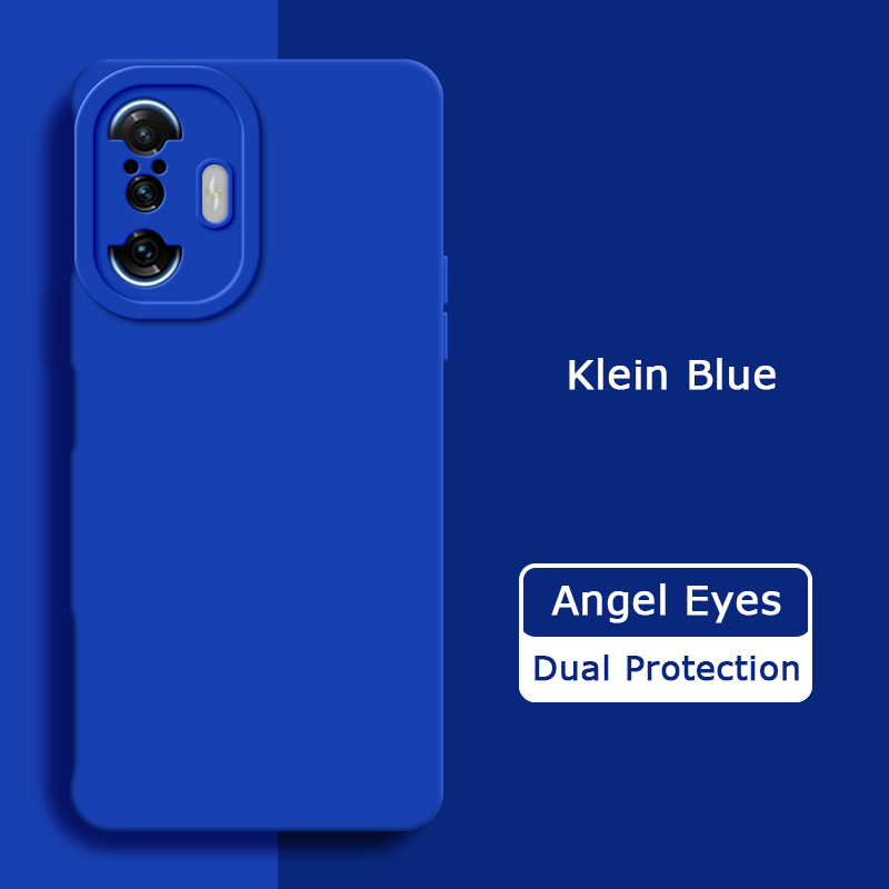 Coque de luxe en Silicone liquide yeux d'ange pour Xiaomi POCO F3 GT F3GT Redmi K40 Gaming 360, housse de téléphone antichoc, boîtiers de jeu K40
