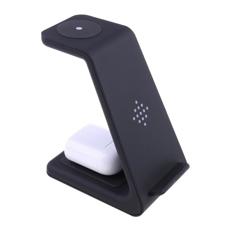 3 In 1 Wireless Charger Charging Dock Station for Sam-sung Ga-laxy Watch Active/Ga-laxy Buds Earphones for iPhone