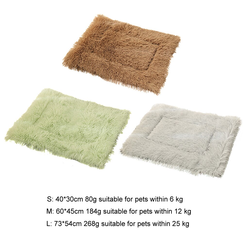 Winter Dog Bed Mat Soft Fleece Pet Cushion House Warm Puppy Cat Sleeping Bed Blanket for Small Large Dogs Cats Product