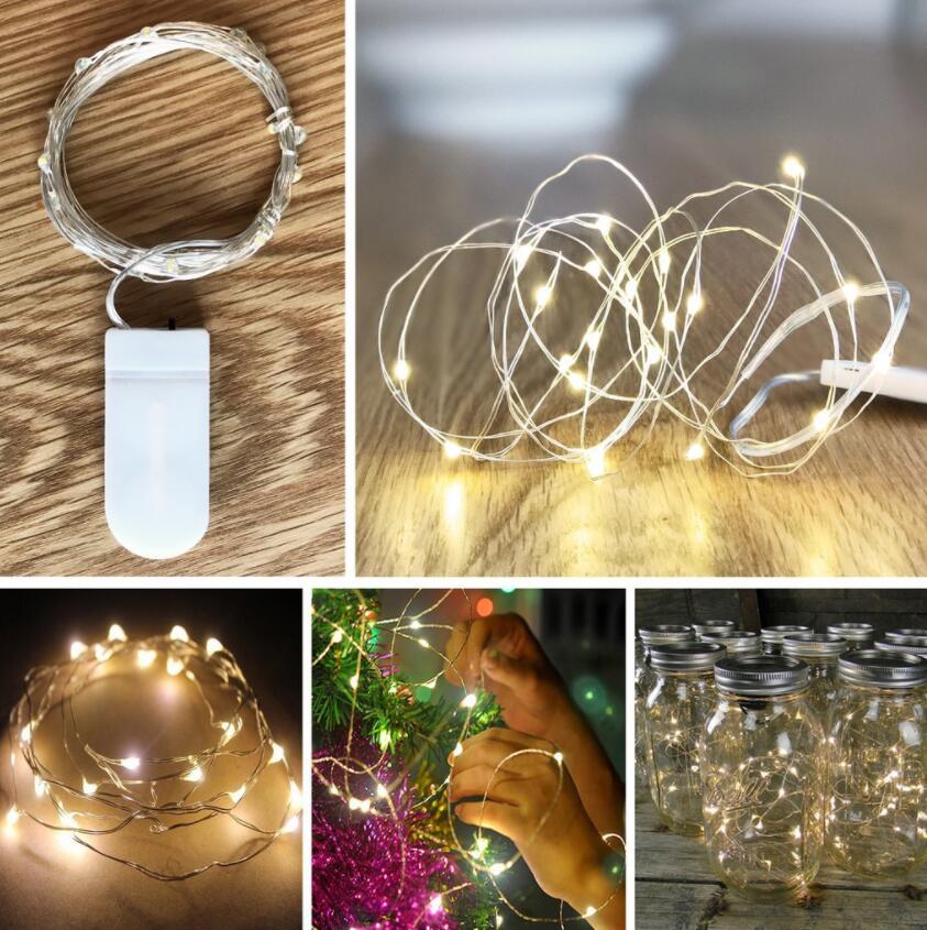 2M 20LED Garland Koperdraad Corker String Fairy Lights Voor Glas Ambachtelijke Fles Jaar/Kerst/Valentijnsdag bruiloft Decoratie