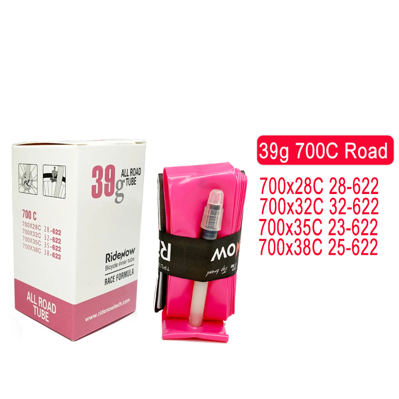 Ridenow Bike Inner Tube 24G 36G 39G 700 18C 25C 28C 32C 35C 38C Road Bike TPU Tube Ultralight French Valve 45mm 65mm 85mm Tube: Blue / 32mm