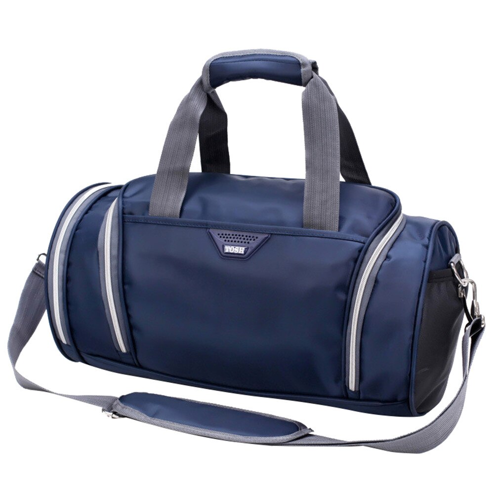 Märke stor weekender duffle bag nylon åkpåse populära paket tygväskor crossbody åkpåsar: Djupblå