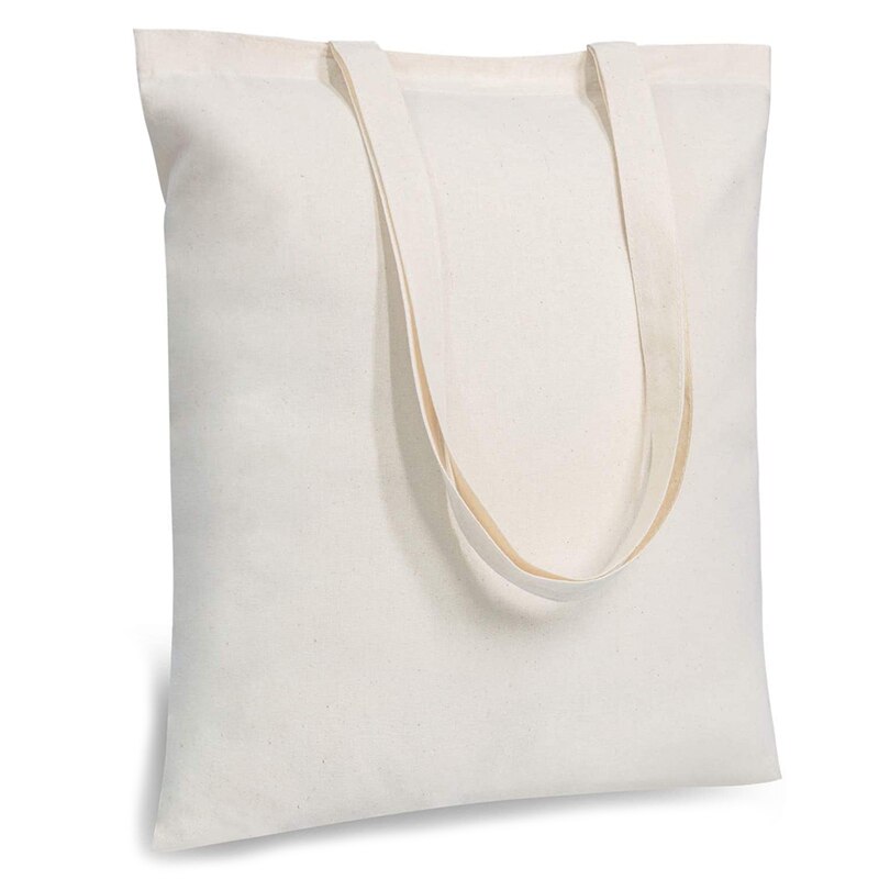 Tygpåse i bomull, återanvändbara tygpåsar för matinköp, lämplig för gör-det-själv, reklam, , , giveaway (5-- pack): Default Title