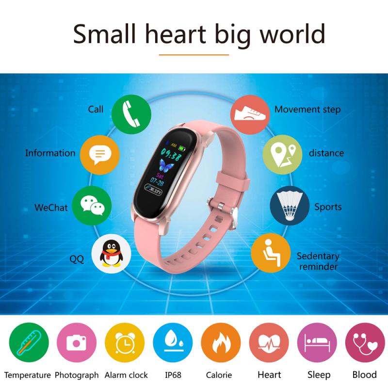 YD8 Body Temperatuur Detectie Smart Armband Sport Horloge Immuniteit Meting Bloeddruk Bloed Zuurstof Hart Jyoupro App