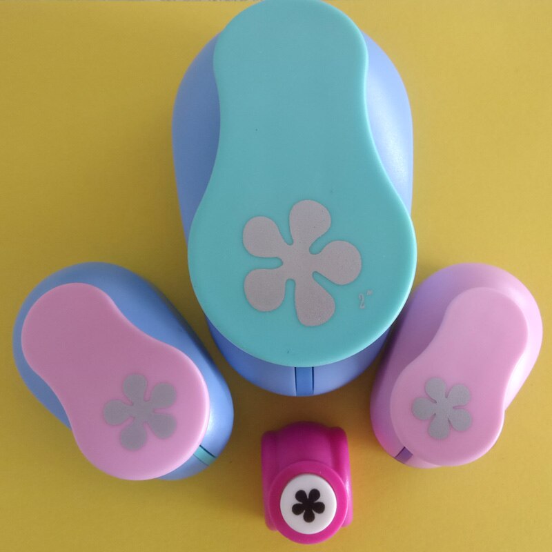 Perforadora de pétalos de espuma EVA para manualidades, cortador de papel con forma de flores, para manualidades y manualidades, DIY, para escuela, (3/8 ",5/8",1 ",2")