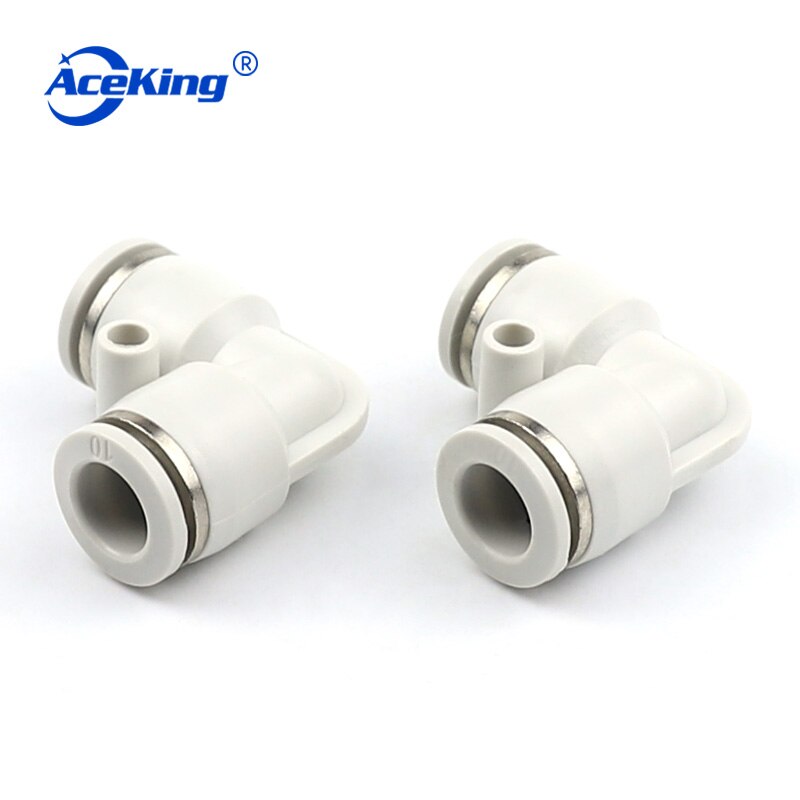 PV plastic L-shaped elbow pv-4 / 6 / 8 / 10 / 12 / 14 / 16 pneumatic gas tube cylinder quick plug connector