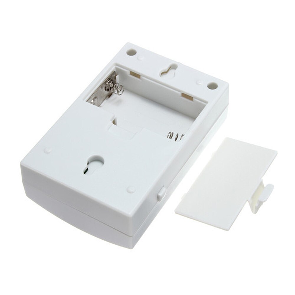 Wireless Doorbell Digital Cordless Door Bell 100M Sensing Range With Self-adhesive LED Flash White Doorbell With Receiver