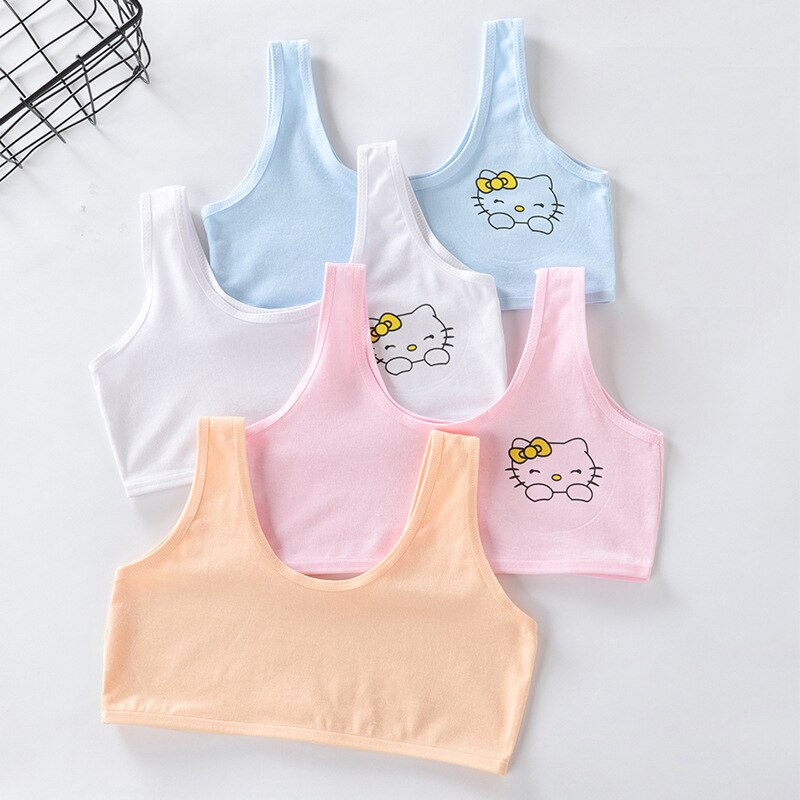 Girls Underwear Development Period Vest 12-16 Years Old Junior High School Students Bras Kids Underwear for Girls