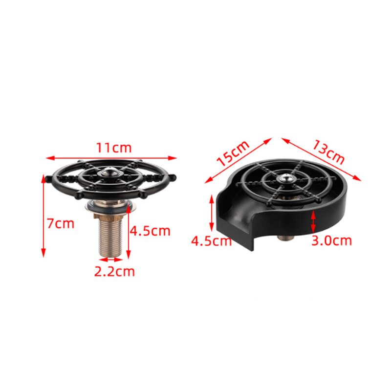 Bar Cup Washer Sink High Pressure Spray Wash Automatic Glass Cup Washer Coffee Shop Bar KTV Commercial Household Sprinkler