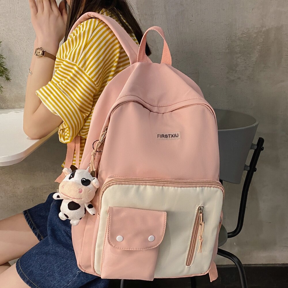 Harajuku Lady Kawaii plecak fajne kobiety śliczna torba szkolna dziewczyna studentka plecak Laptop kobieta książka Preppy torby Trendy nowość