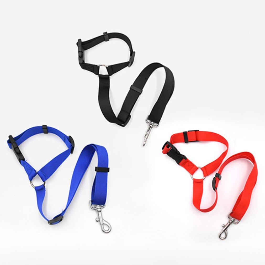 Veiligheidsgordel voor hond en kat, autohoofdsteun, verstelbare nylon hondengordel, autogordel
