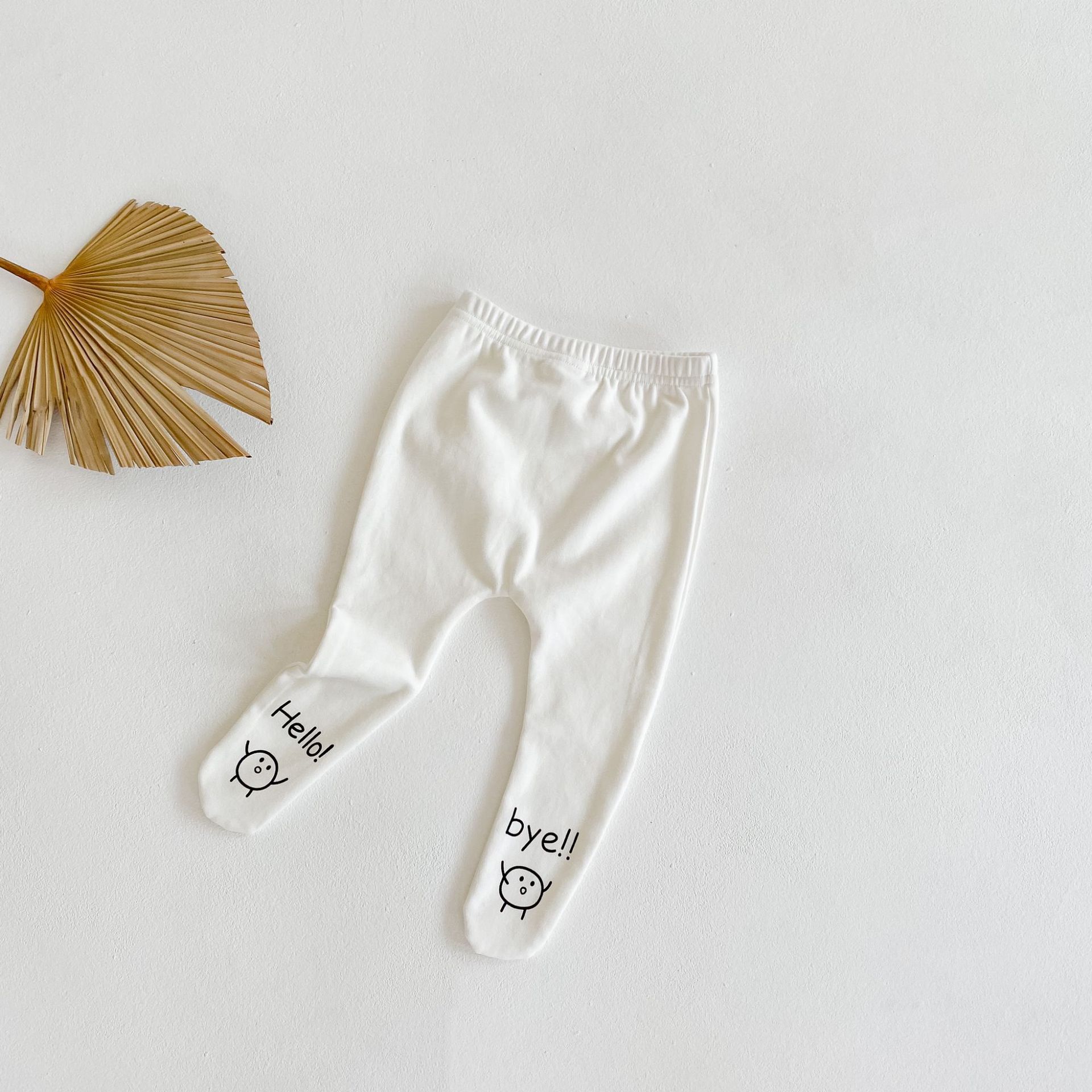 Outono 0-24m bebê meninas collants branco bebê algodão meias crianças estocagem dos desenhos animados imprimir roupas de bebê: 12 m