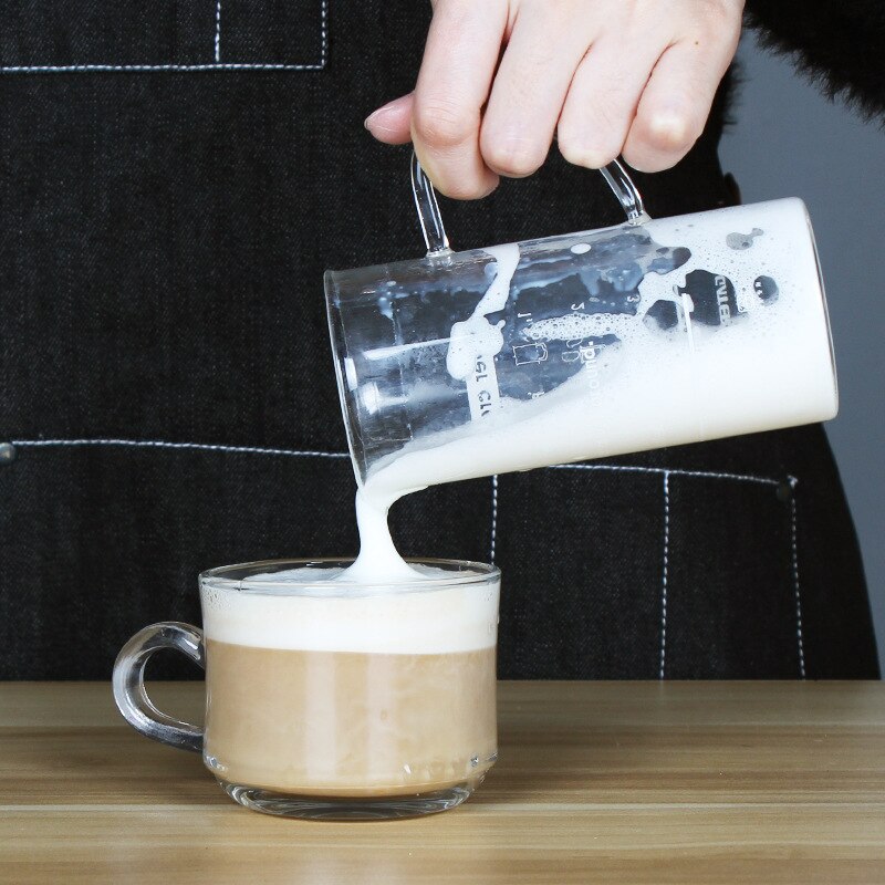 Mousseur à lait électrique fouet main lait mousseur mélangeur de cuisine pour Cappuccino café oeuf batteur boissons mélangeur avec tasse