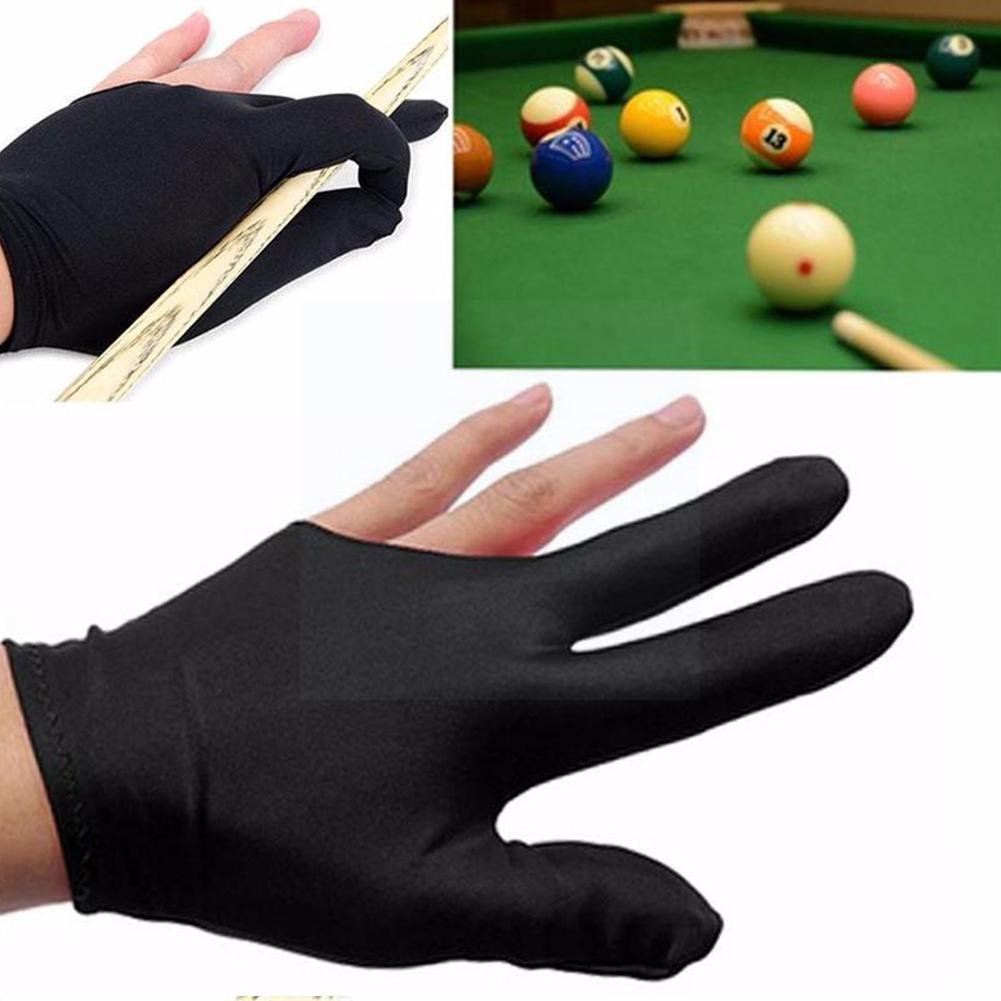Drie Vinger Handschoenen Snooker Handschoen Speciale Sport Biljart Grade Handschoenen Apparatuur Hoge Vingerloze Meubi Q4z1