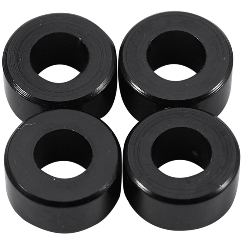4PCS for SCX10 Aluminum Shock Mount Lift Surge Seat Adjustment Seat-HR Axial SCX10 Lower Shock Mount Lift Kit,Black
