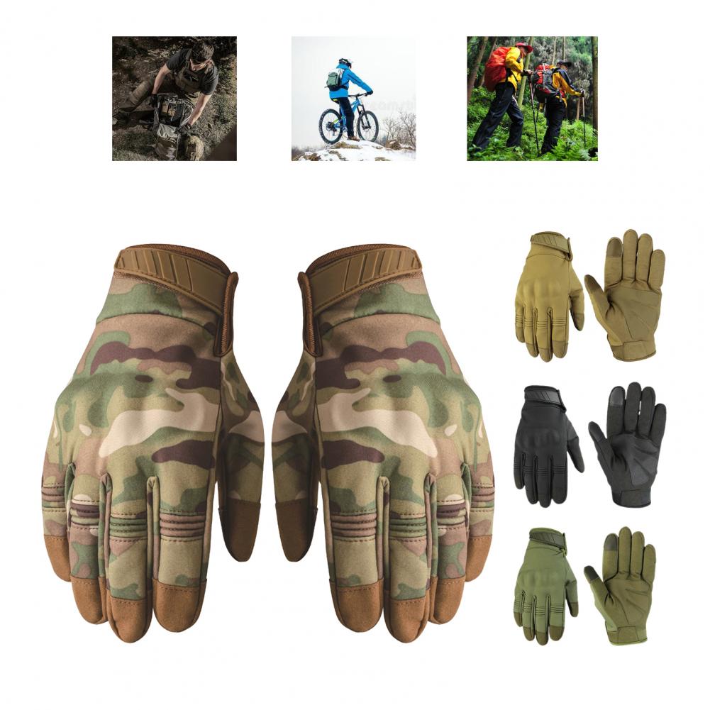 Geen Benauwdheid Vakmanschap Outdoor Camouflage Handschoenen Voor Klimmen