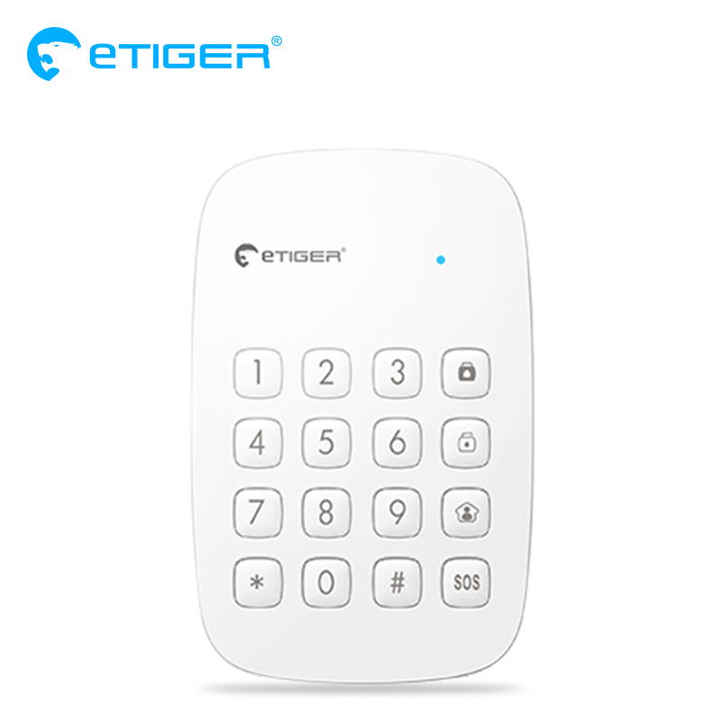 433Mhz wireless RFID tags keypad for Etiger alarm systems Home protection