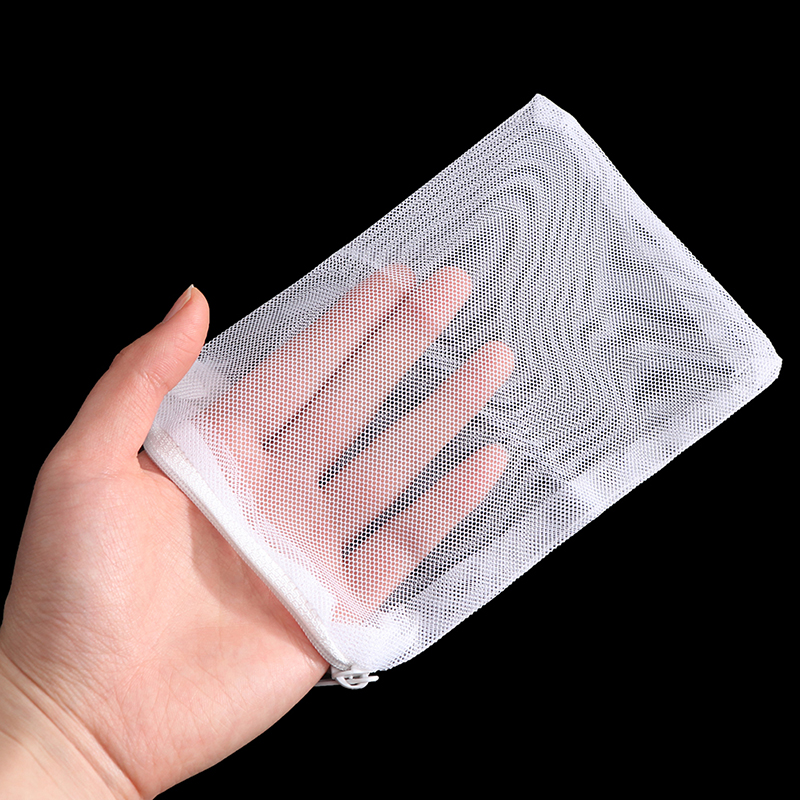 1pc Aquarium Filter beutel wieder verwendbare Fein Filter Medien beutel mit Reiß verschluss für frische Salzwasser Panzer Harze Filter Aktivkohle