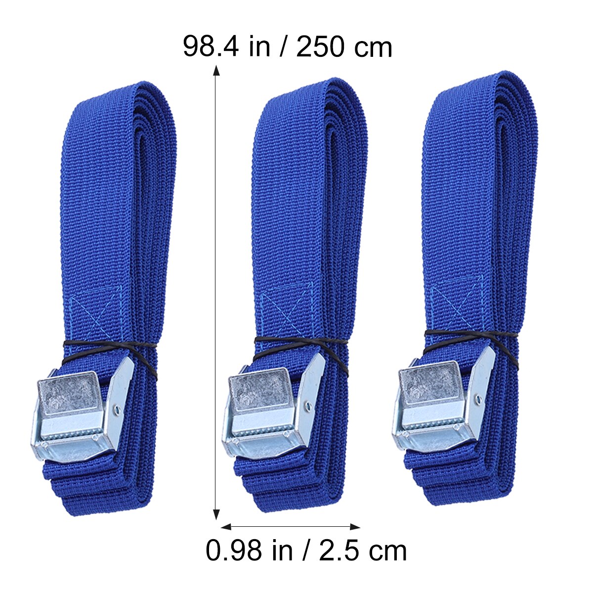Lashing Straps Durable Quick Release Goods Bundler Luggage Strap Bandage with Buckle for Luggage Carrier Roof Rack