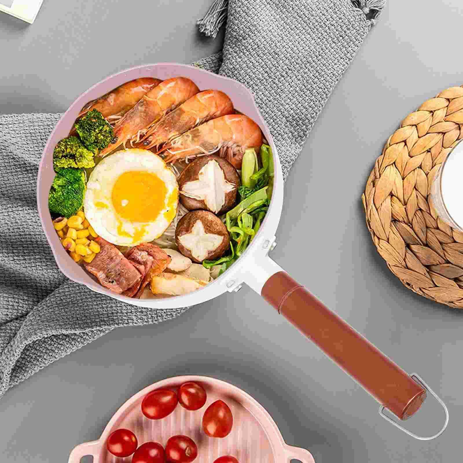 Aluminium Soup Pot Baby Complementary Food Pot Practical Cooking Pot Stock Pot