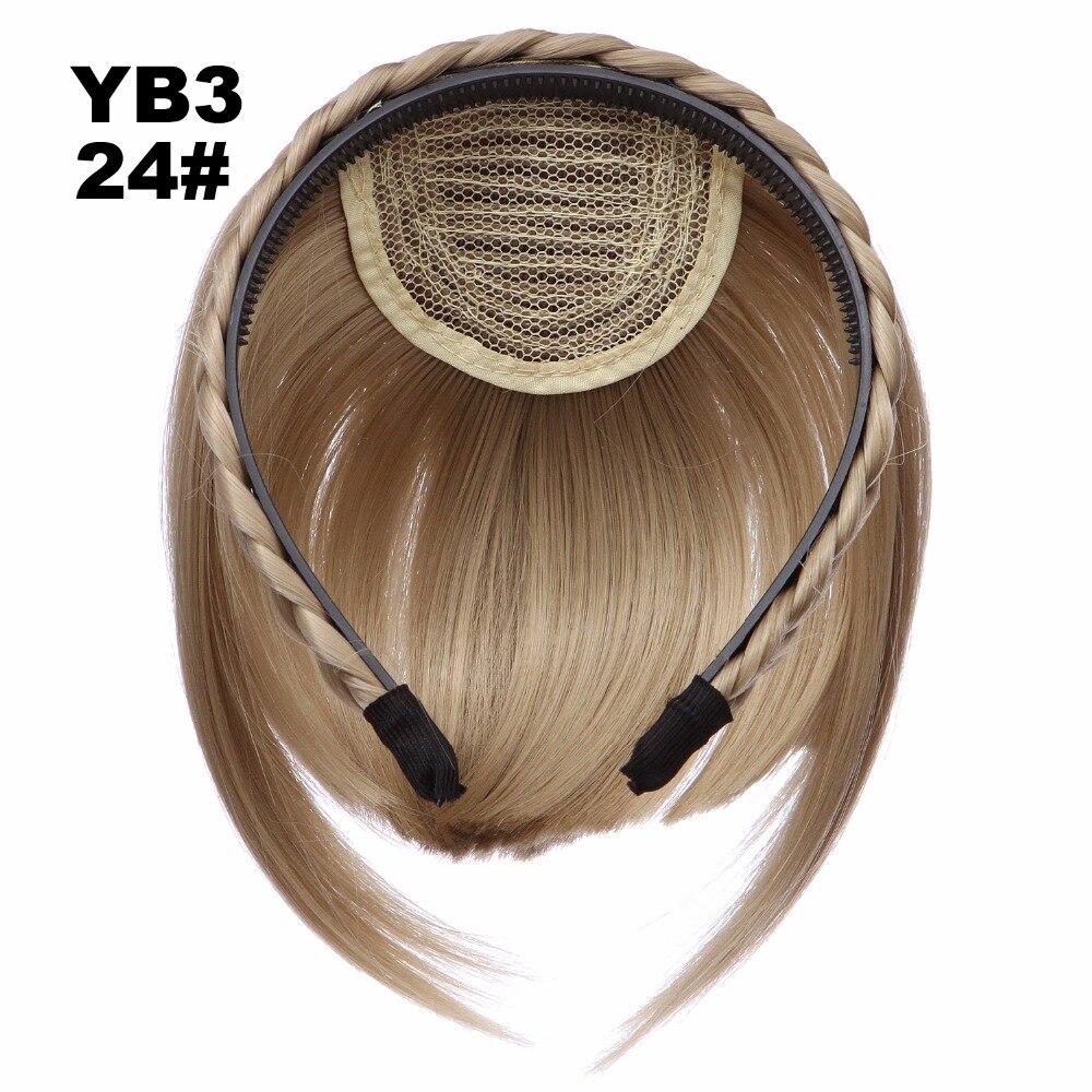 Girlshow flechten stirnband Synthetische Haar Knall Kurzen Fransen Haar Stumpfen BangYB3 6 &quot;, 16 Farben Erhältlich 50g, 1 stück