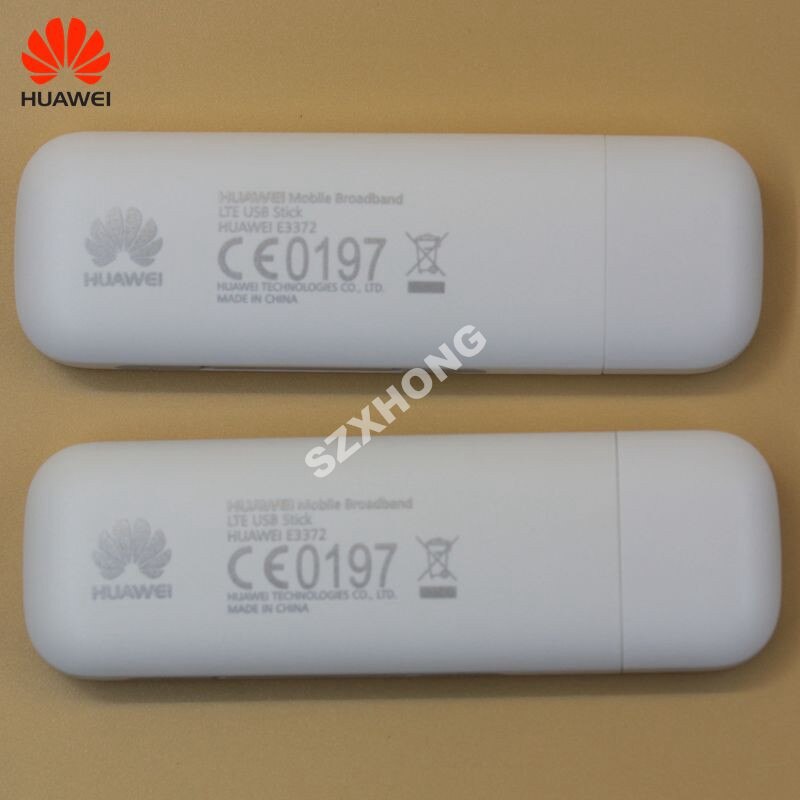 Entsperrt Huawei 4G Modem e3372 e3372h-607 4G LTE USB Dongle 4G USB Modem Stock mit CRC9 antenne e3372 Modem