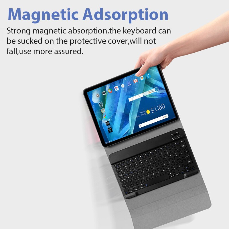 Keyboard Case Voor Lenovo Tab M10 Plus Tb-X606F TBX606X Draadloze Toetsenbord Voor M10 Fhd 2nd Gen Bluetooth toetsenbord Cover