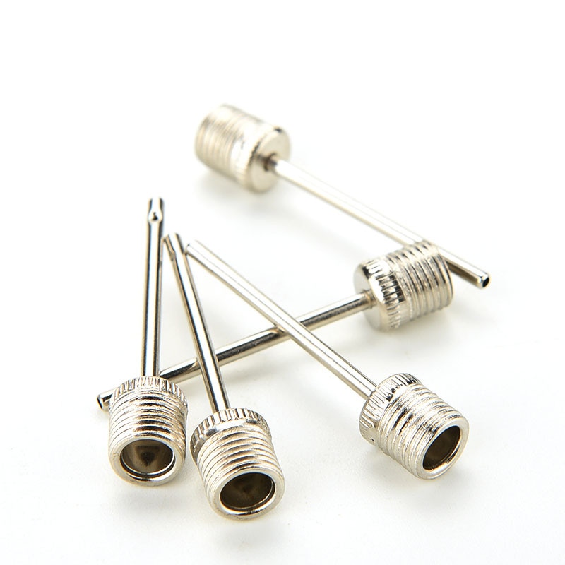 Ball Pump Needle For Football Basketball Soccer Inflatable Air Valve Adaptor 4cm stainless steel Standard adapters