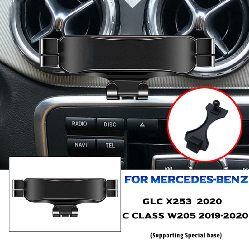 Auto Telefoon Houder Luchtuitlaat Mobiele Telefoon Navigatie Houder Voor Mercedes-Benz C-Klasse Glc W205 X253