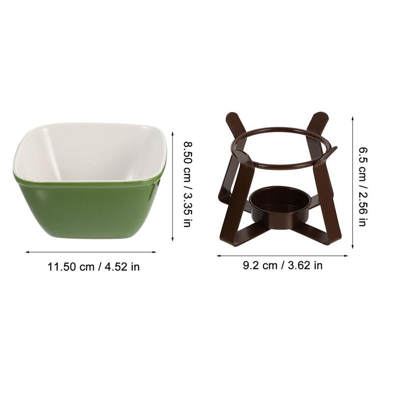 1 Set Kaas Smelten Kachel Kaas Smelten Pot Boter Chocolade Pot Keramische Smelten Kachel Kaas Smelten Oven Bakken Tool