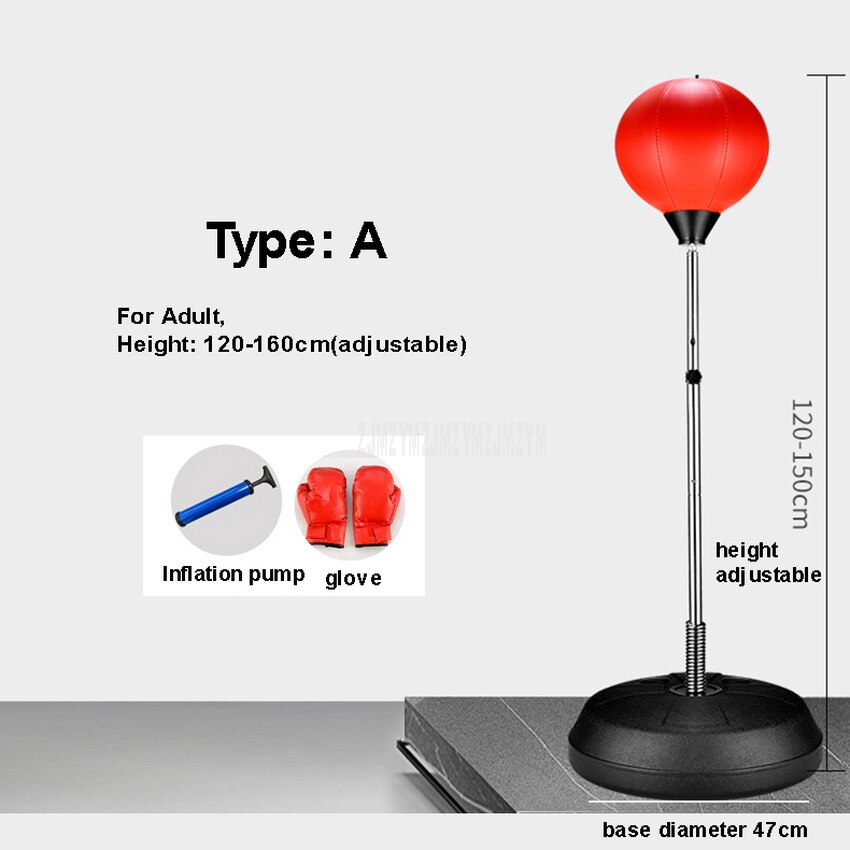 Vertical Floor Stand Boxing Speed Ball Training Reaction Target Steel Metal Boxing Training Fitness Equipment For Adult/Children