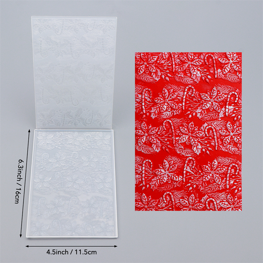 2025, neue 3D-Prägeordner, Sonnenblume, Liebe, Herz, Kranz, Folienordner für DIY, Sammelalbum, Weihnachten, , Papierkarten, Basteln: Pflaume