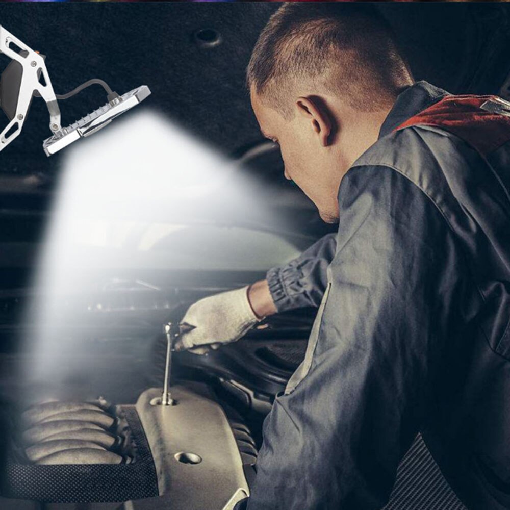 Camping Light COB LED Portable Spotlight Searchlight Camping Light Mobile Handheld Work Light USB Charging Portable Lantern