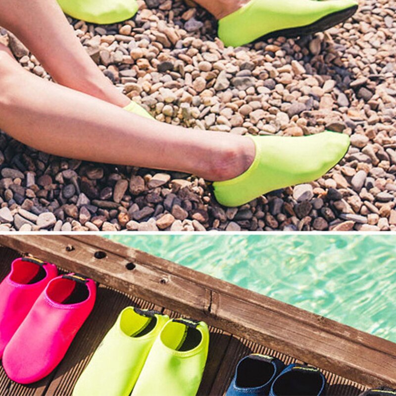 Calcetines antideslizantes de secado rápido para playa, para buceo, natación, piscina, surf, calcetín de snorkel, aletas de natación, calzado de deporte acuático, 1 par