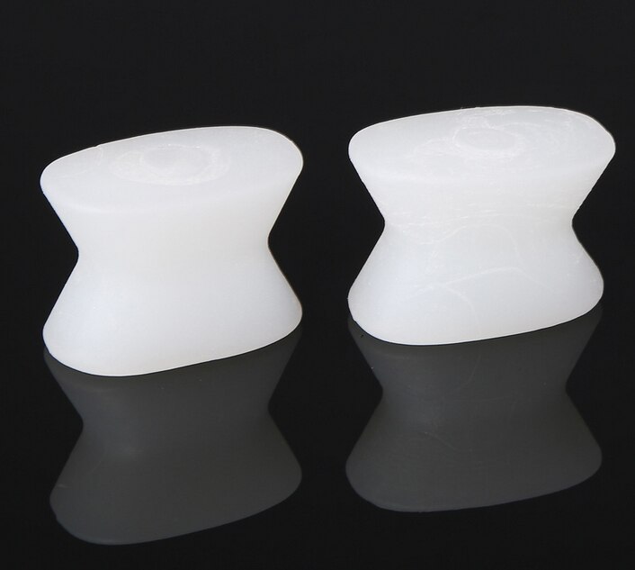 2Pcs Toe Corrector Gel Silicone Bunion Straightener Spreader Foot Care Tool Big Toe Separators Hallux Valgus Z27401-old