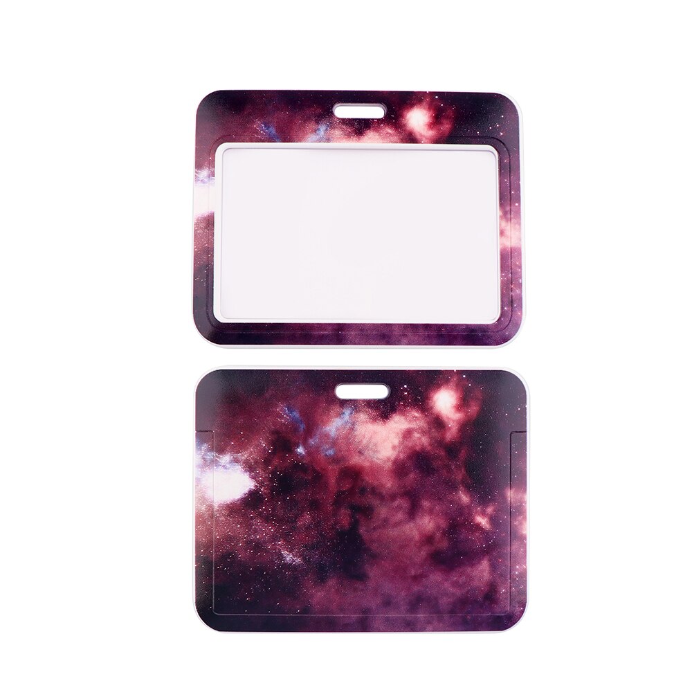 YL200 Starry sky Key Lanyard Car Keychain Badge Holder Personalise Office ID Card Pass Gym Mobile Phone Accessories