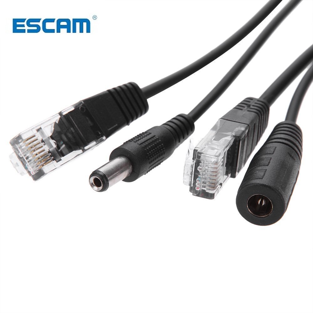 Poe Adapter Kabel RJ45 Injector Splitter Kit Tape Gescreend Passieve Power Over Ethernet12-36v Synthesizer Separator Combiner