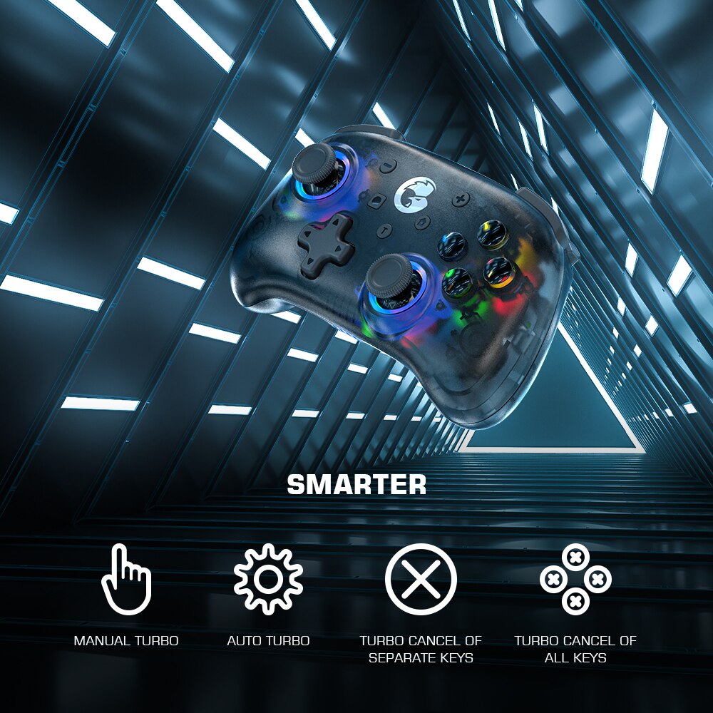GameSir – manette de jeu T4 Pro Switch, Bluetooth, pour Nintendo Switch, Apple Arcade, téléphone portable Android, Joystick pour PC T4w